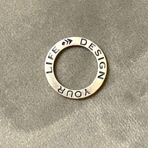 Silpada Sterling Silver “Design Your Life” Pendant